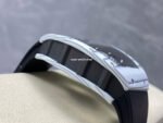 ZF Factory Richard Mille RM061-01 43mm White Ceramic Rubber Strap Skeletonized Dial - Image 5