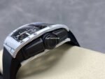 ZF Factory Richard Mille RM061-01 43mm White Ceramic Rubber Strap Skeletonized Dial - Image 6