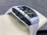 ZF Factory Richard Mille RM061-01 43mm White Ceramic White Rubber Strap Skeletonized Dial - Image 5