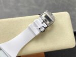 ZF Factory Richard Mille RM061-01 43mm White Ceramic White Rubber Strap Skeletonized Dial - Image 8