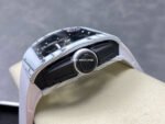 ZF Factory Richard Mille RM061-01 43mm White Ceramic White Rubber Strap Skeletonized Dial - Image 6