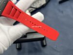 ZF Factory Richard Mille RM35-02 Black Carbon Fiber Red Rubber Strap Black Skeletonized Dial - Image 9