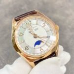 ZF Factory Vacheron Constantin Fiftysix 4000E/000R-B438 40mm Rose Gold Leather Strap Arabic Numerals Silver Dial - Image 2