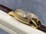 ZM Factory Patek Philippe Perpetual Calendar 5050J 40mm Yellow Gold Leather Strap White Dial - Image 5