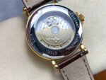 ZM Factory Patek Philippe Perpetual Calendar 5159 38mm Engraving Yellow Gold Leather Strap White Dial - Image 7