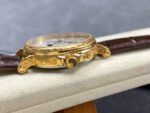 ZM Factory Patek Philippe Perpetual Calendar 5159G 38mm Engraving Yellow Gold Leather Strap White Dial - Image 6