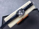 AF Factory Longines Conquest Chronograph L3.835.4.52.6 42mm Steel Leather Strap White Eyes Black Dial - Image 4