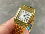 AF Factory Cartier Panthère W25014B9 27mm Full Yellow Gold Roman Numerals Silver Dial - Image 3