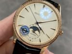 APS Factory Jaeger-LeCoultre Master Ultra Thin Moon Q1362503 Rose Gold Diamond Bezel White Dial - Image 3