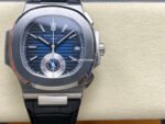 3K Factory Patek Philippe Nautilus 59801A-001 Leather Strap Blue Dial