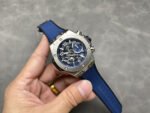 BBF Factory Hublot Big Bang Unico 42mm 421.NX.5170.RX Titanium Blue Rubber Strap Skeletonized Blue Dial - Image 4