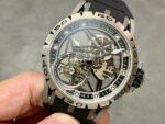 BBR Factory Roger Dubuis Excalibur Spider RDDBEX0479 Tourbillon 45mm Titanium Black Rubber Strap Black Dial - Image 3